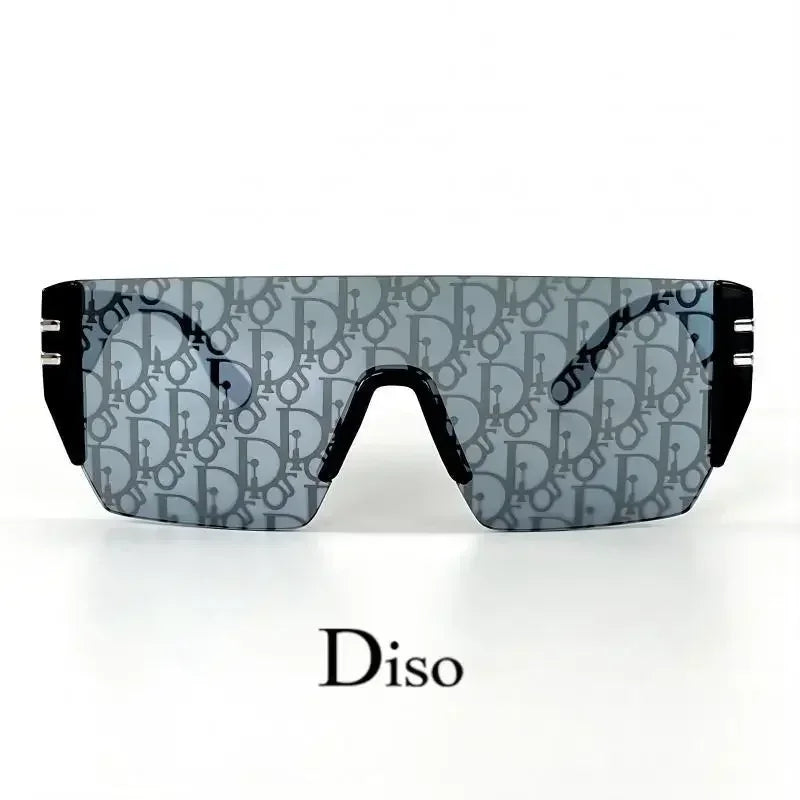 2025 New Rimless Oversized Sunglasses Women Men Luxury Brand High Quality Sun Glasses Ladies Unisex Eyewear UV400 Oculos De Sol