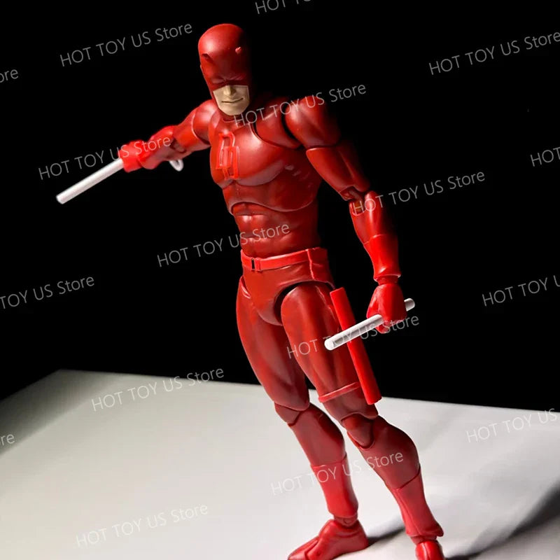 100% Original Ct Toys Daredevil Mafex 223 Comic Version Figure SHF Anime Action Figurine Statue Model Custom Gifts Kids Toys