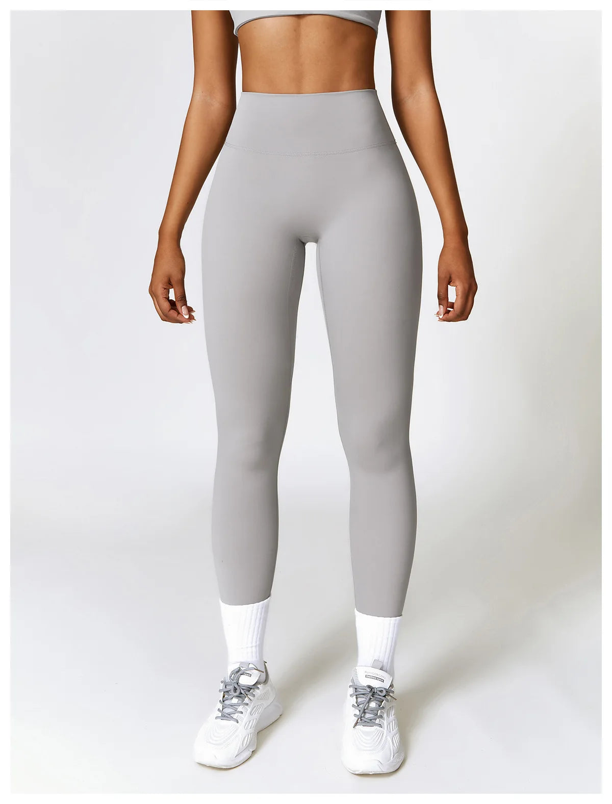 Women Sport Seamless Leggings High Waist Elastic Solid Yoga Leggings Gym Workout