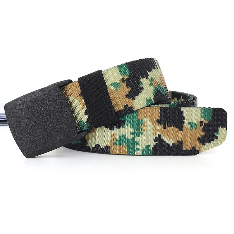 110/120/130/140/150/160/170cm Camo  - Belts Casual Jeans Accessories Branded Sports Outdoor Belts for Men Women