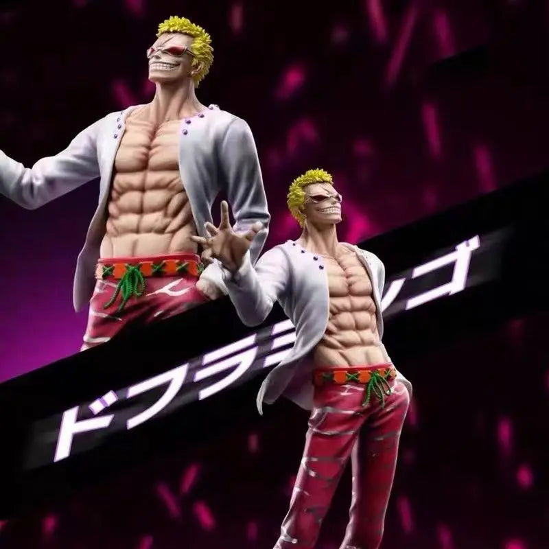 29cm One Piece Anime Figure Donquixote Doflamingo Action Figure Pvc Model Statue Doll Collection Decoration Ornaments Toys Gift