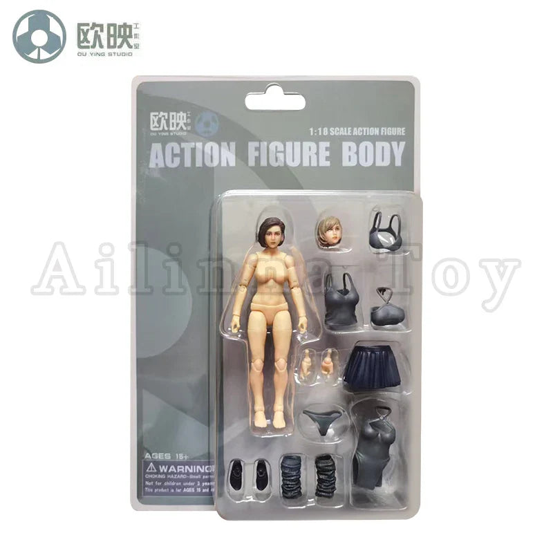 Ou Ying Studio 1/18 Planet Green Valley PGV 3.75inch Action Figure EFSA Male Female Robot Figures Anime Model