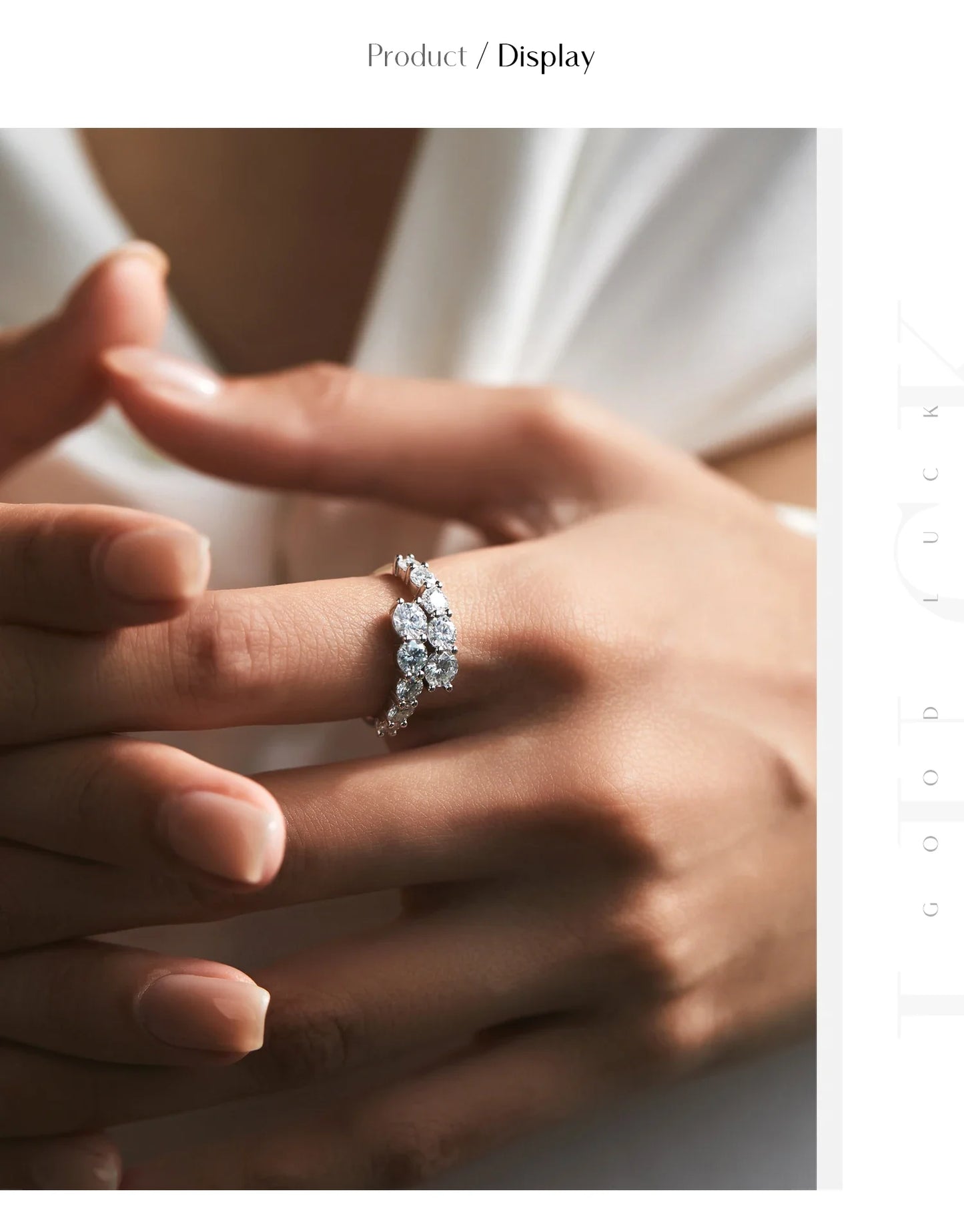 MODIAN 925 Sterling Silver Classic Luxury Round CZ Eternity Band Rings For Women Wedding Engagement Statement Jewelry Gift