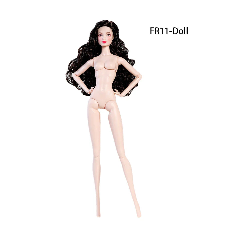 32cm European Supermodel Nude Doll Toy Original Unique Design Full Series Figure 1/6 Joint Multi Color Skin Exquisite Makeup Toy