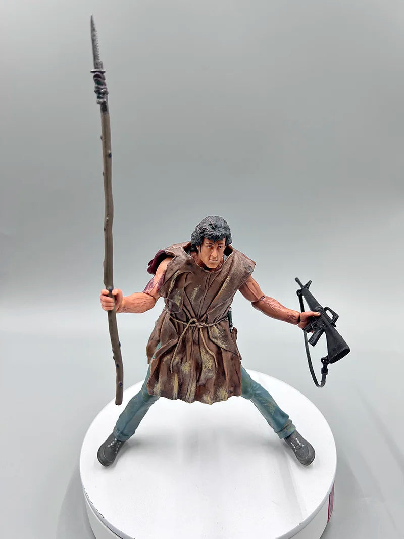 NECA Figure First Blood John J Rambo PVC Action Figure Collectible Model Special Forces Soldier Toys Joint Movable Birthday Gift