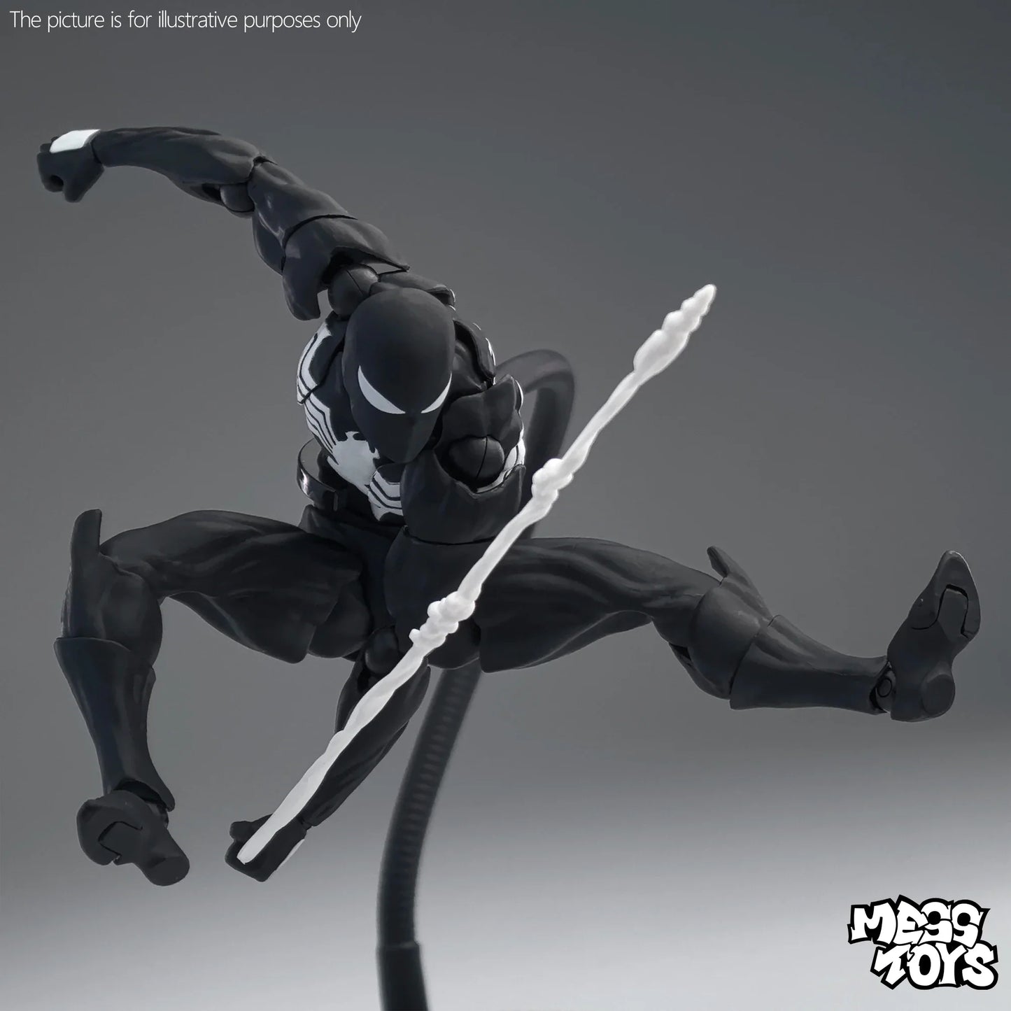 In Stock 2025 New Spider Figure Ct Toys Black Red Spider Mess Toys Anime Action Figure Figurine Statue Model Customized Gift Toy
