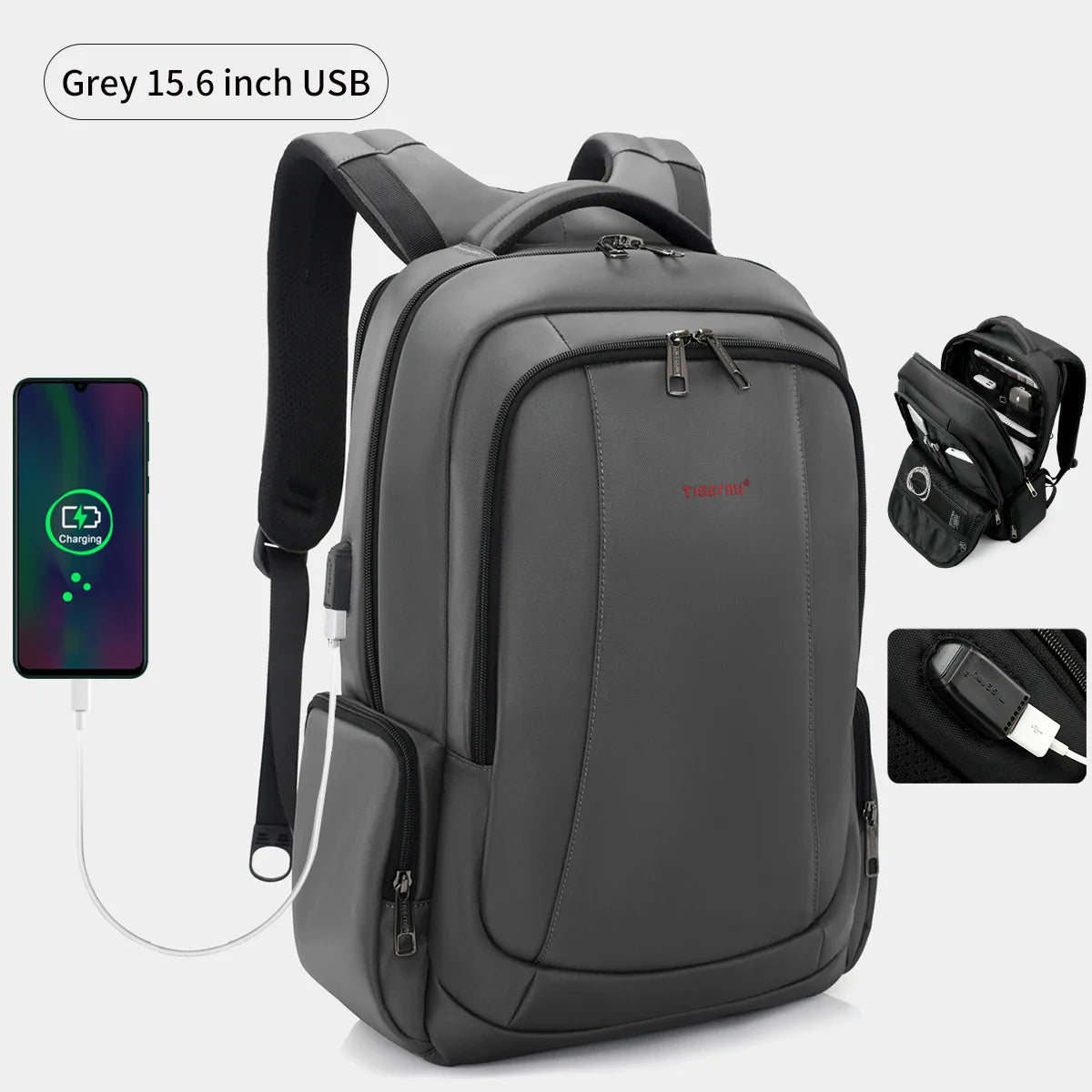 Tigernu Waterproof Nylon Backpack Female Men's Backpack For 15.6 Laptop Notebook Bag Mochilas School Backpacks Bag Male Knapsack