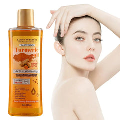 2/1Pcs Turmeric Essential Oil 400ml For Face & Body Anti Dark Spots Anti Aging Skin Hydrating