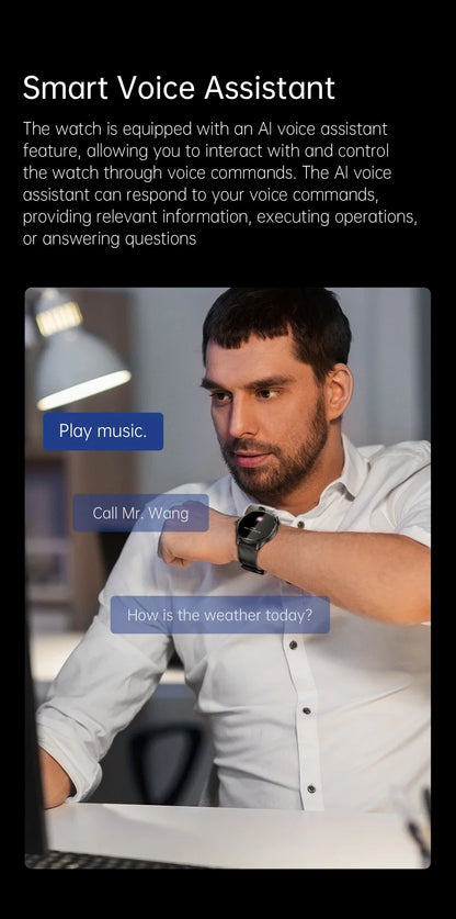 KUMI GW3 Pro Smartwatch 1.43" AMOLED IP68 Waterproof Bluetooth 5.2 Fitness Tracker Heart Rate Blood Oxygen Monitor