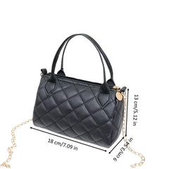 Crossbody Bags for Women Fashion Quilted Shoulder Purse with Convertible Chain