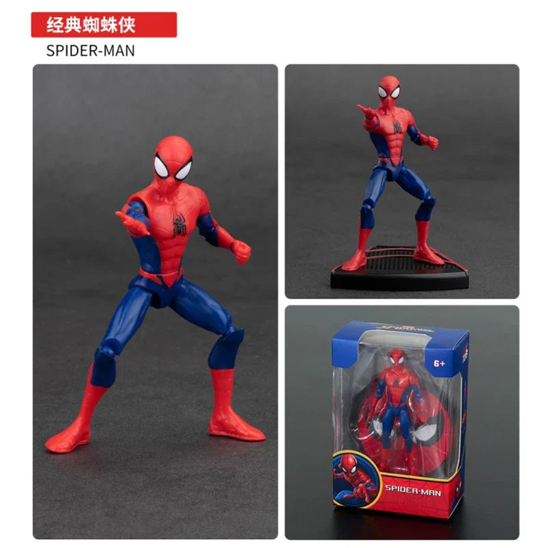 ZD Toys Official Avengers Legends: Iron Man, Spider Man, Thor, Captain America, Thanos, Hulk, War Machine Action Figures
