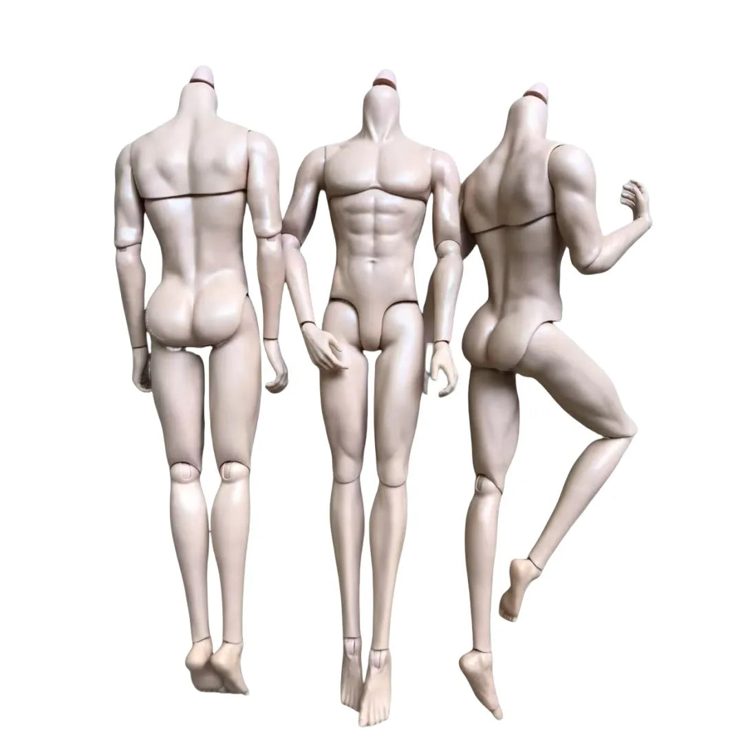 YUNYI Male Doll Body 1/6 Strong Muscle Solider Men Body Figures 14 Joints Movable Doll Figure Toys Christmas Gifts