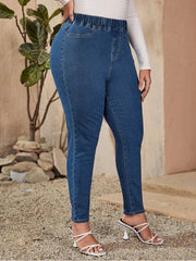 Plus Size Jeans for Women High Waist Stretchy Women Jean