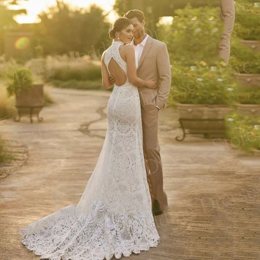 White Bridesmaid Dresses: Wedding Dresses Charming Lace Appliques Bride Gowns
