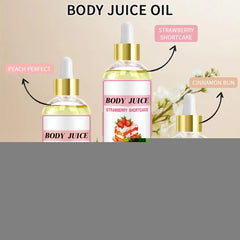 Body Juice Massage Oil Strawberry Serum Anti Dark Spots Smooth Moisturizing Relax Repair Aromatherapy Glow Relieve Dry Skin Care