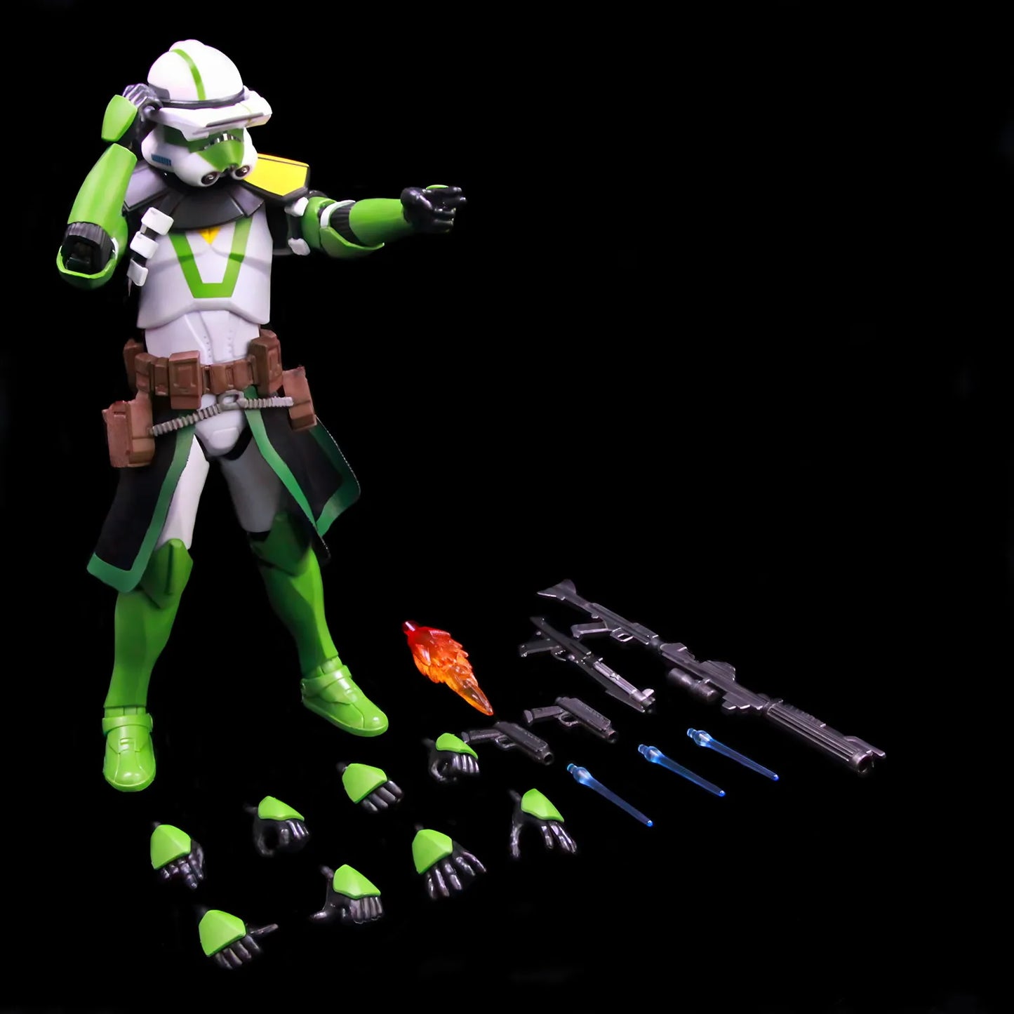 New Body(JOV3.0) - Star Wars 104th Trooper Wolf Pack Boost Sinker Comet Kamino ARC Trooper Grey Team 6" Action Figure Clone Toys