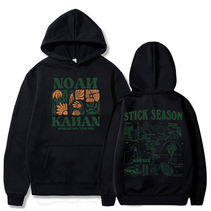 Noah Kahan Hoodie Noah Kahan Stick Season Tour Hoodie Noah Kahan Merch