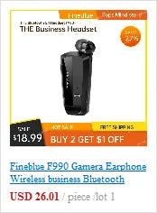 Fineblue F920 Mini Wireless Earphone Retractable Portable Bluetooth Headset Calls Remind Vibration Sport Run Gamer Headphone