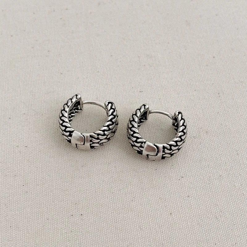 Fashion Jewelry Sweet Korean Temperament Metal Geometric Hoop Earrings For Women Party Gifts Simply Design Accessories