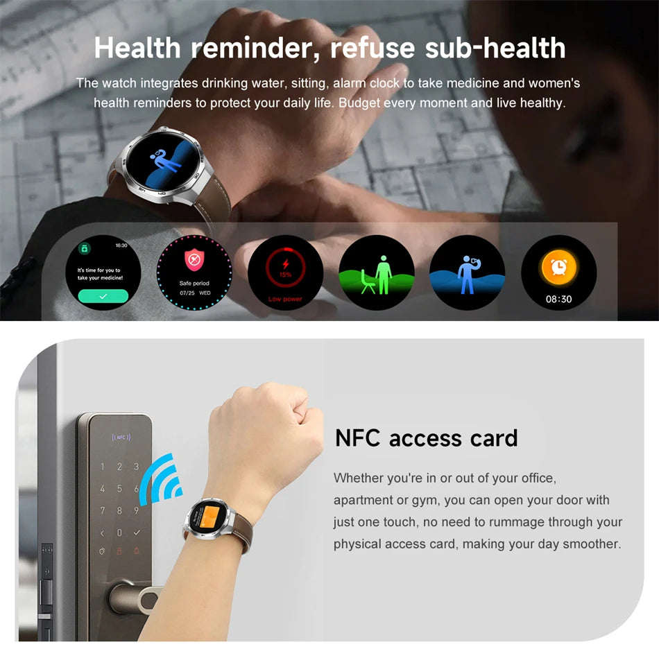 For Huawei Watch GT5 Pro Smart Watch 1.53 Inch HD AMOLED Screen