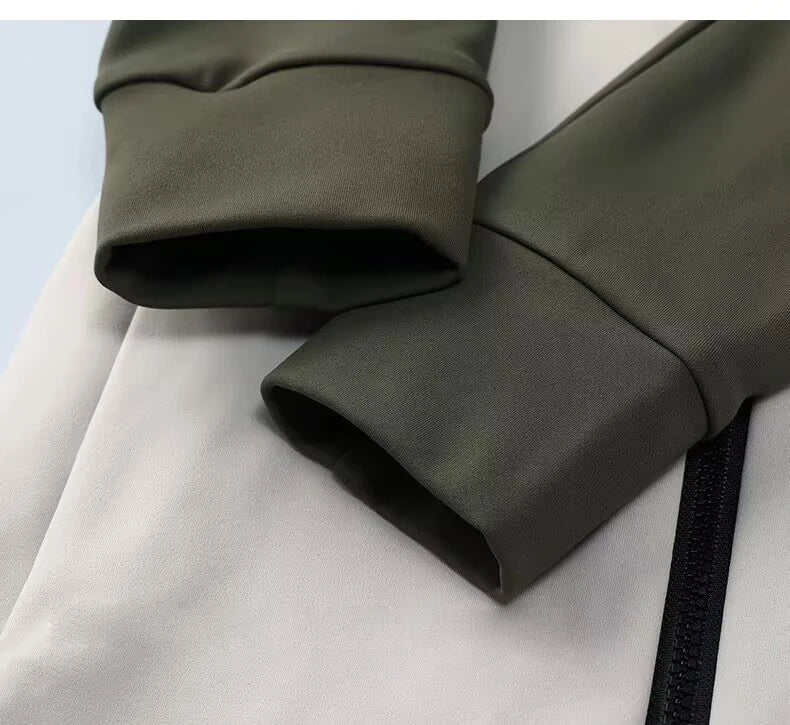 INBIKE Winter Cycling Clothing for Men Fleece Cycling Sets Long Sleeve Jersey with Pockets Long Bicycle Bib Pants for Road Bikes