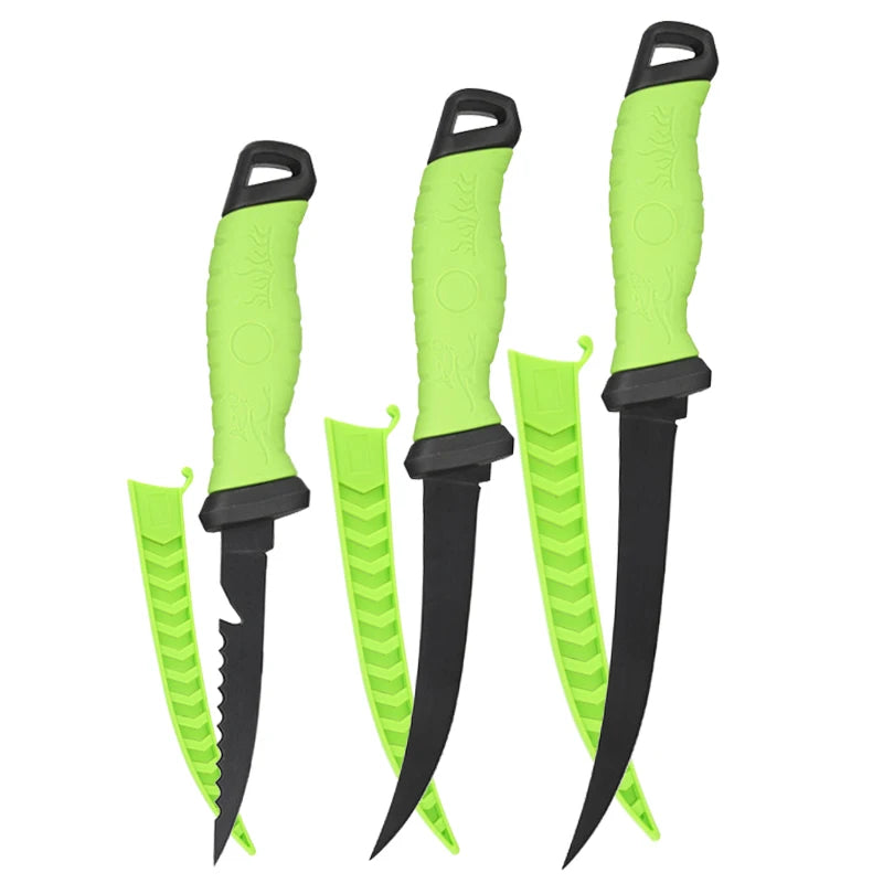 Stainless Steel Fishing Knife Fillet Boning Knife for Fish Cleaver Butcher Fishes Slicing