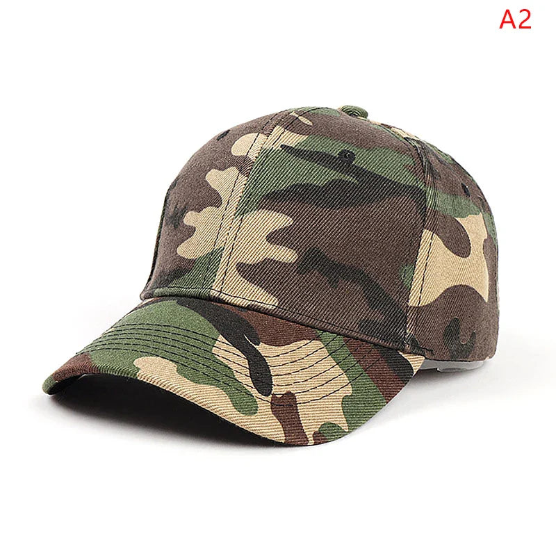 Adjustable Baseball Cap Summer Sunscreen Hat Camouflage Camo Camping Hiking Fishing Caps