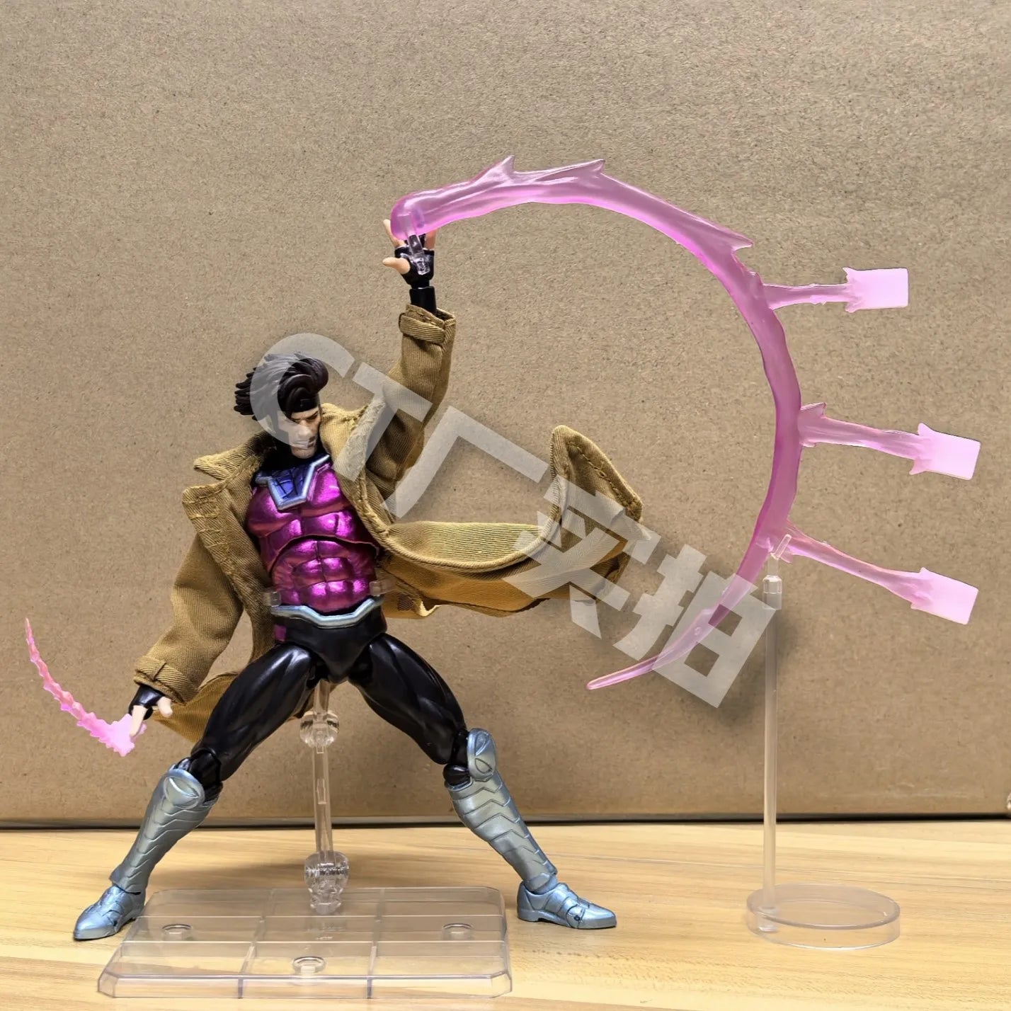 CT Toys Gambit Figure Mafex 131 X-Men Wolverine Shf Anime Action Figure 18cm Figurine Statue Model Customized Gifts for Kids