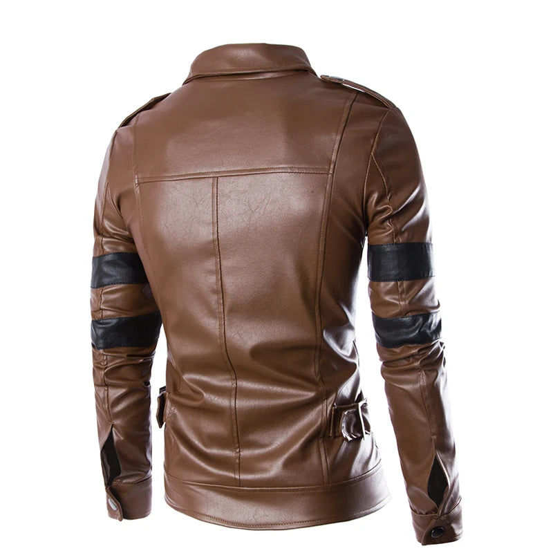 Deepening the crisis of high-end slim-fit Lyon hunting three-dimensional pocket leather