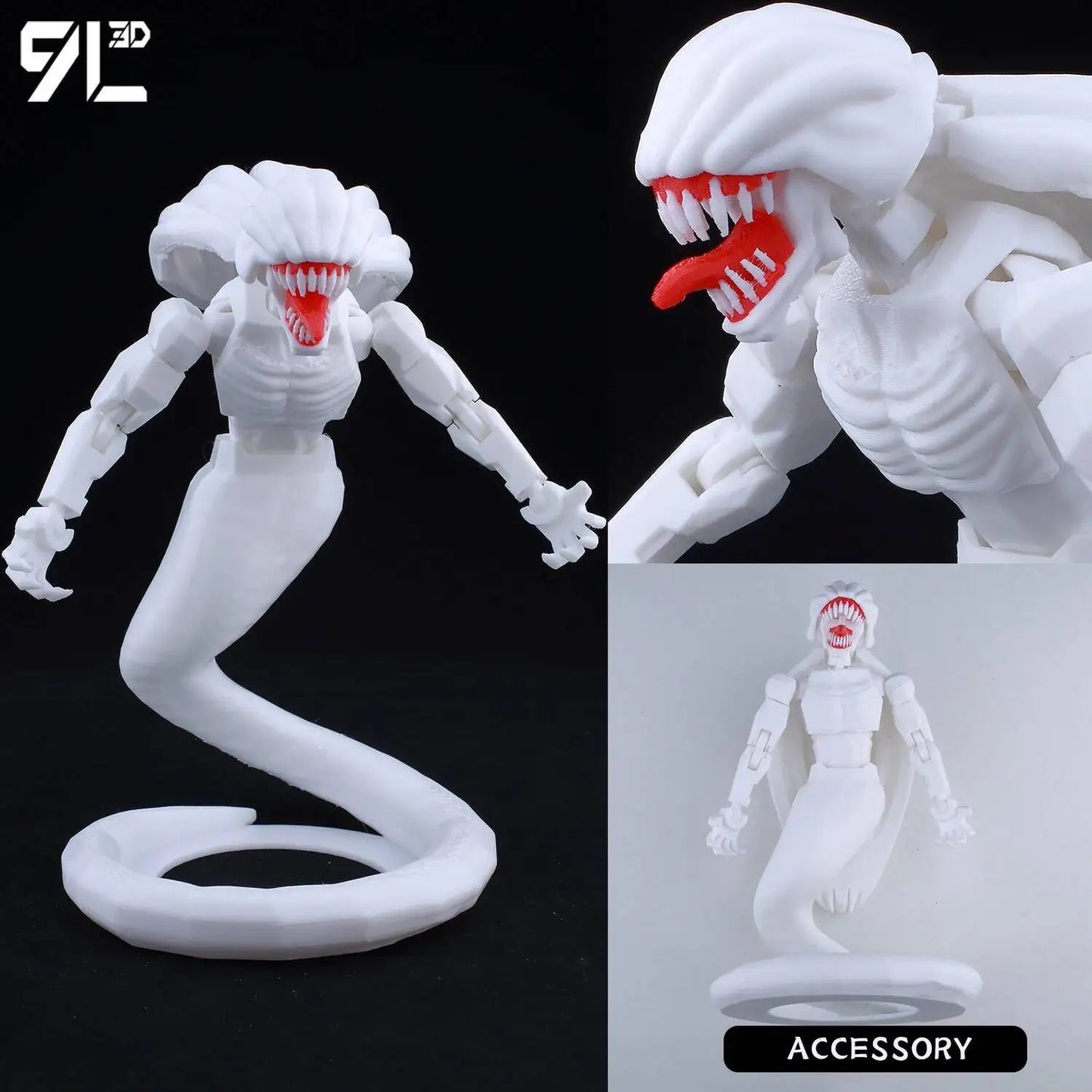 9L3D Printed Demon Slayer AKAZA Tanjiro Kamado Lucky Dummy 13 Movable Shapeshift Action Figures Mannequin Toys for Anime Fans