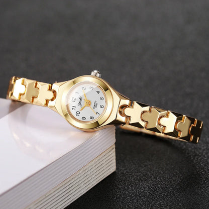 Elegant Small Arabic Dial Women Watches Thin Strap Ladies Quartz Wristwatch Reloj Mujer Girls Clock Gift(Without Box)