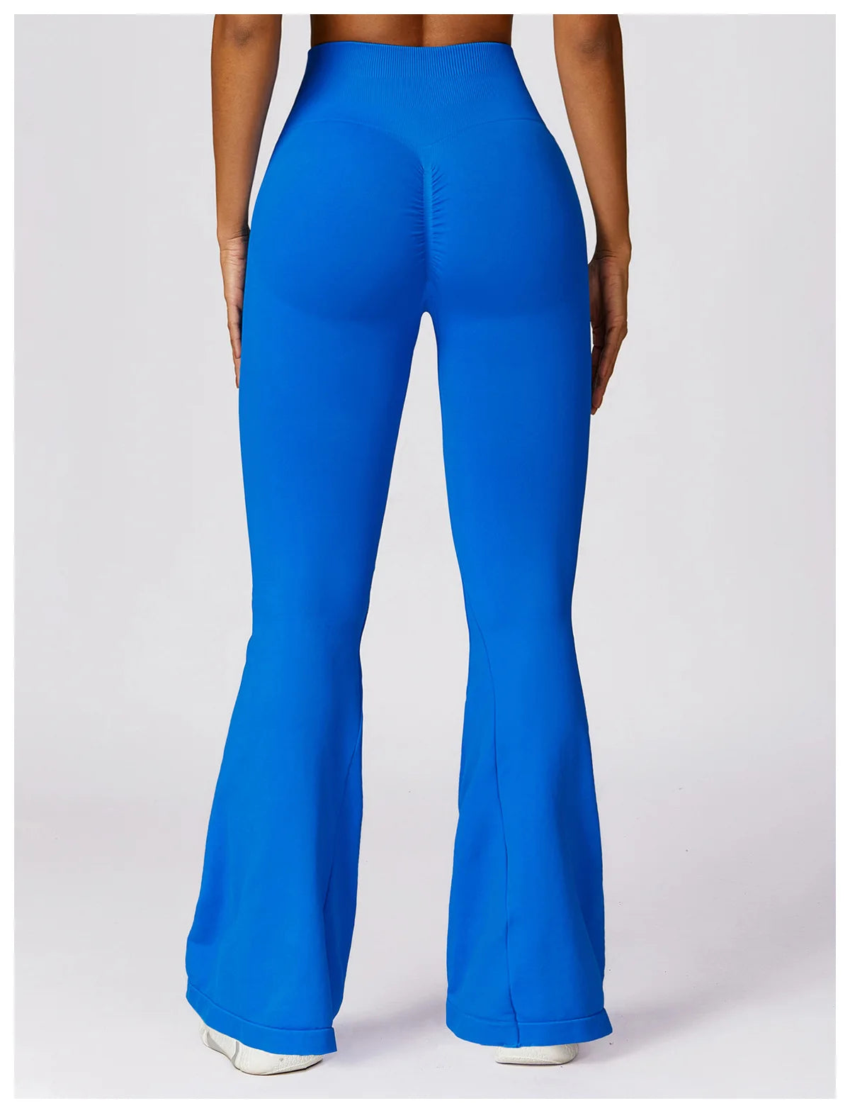 Seamless Flared Leggings Scrunch Sports Leggings Women Gym Yoga Flared Pants