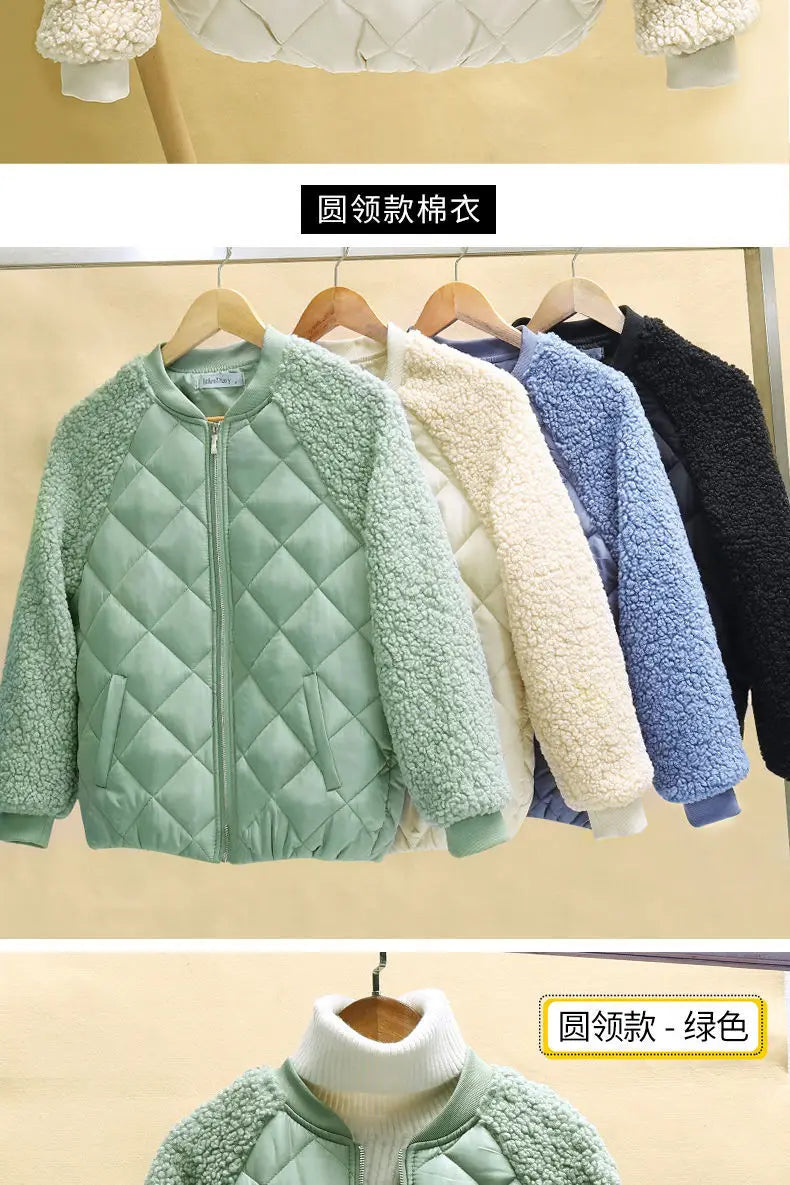 Down Cotton Jacket Female Short Coat Autumn Winter Women's Hooded Loose