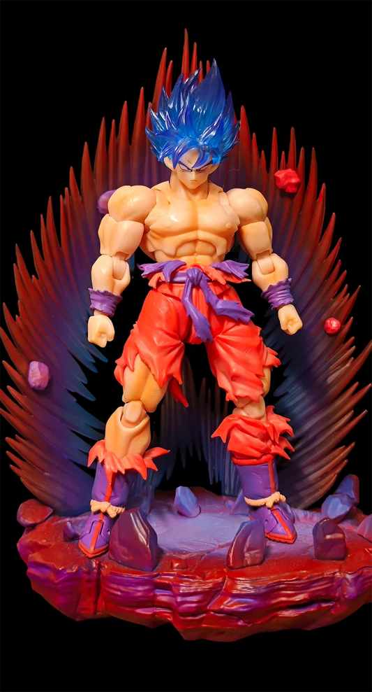 In Stock EC SHF Kaiouken  GOKU Dragon ball Z 1/12 Scale Action FIgure Model Toys Anime Figurals Brinquedos Gift
