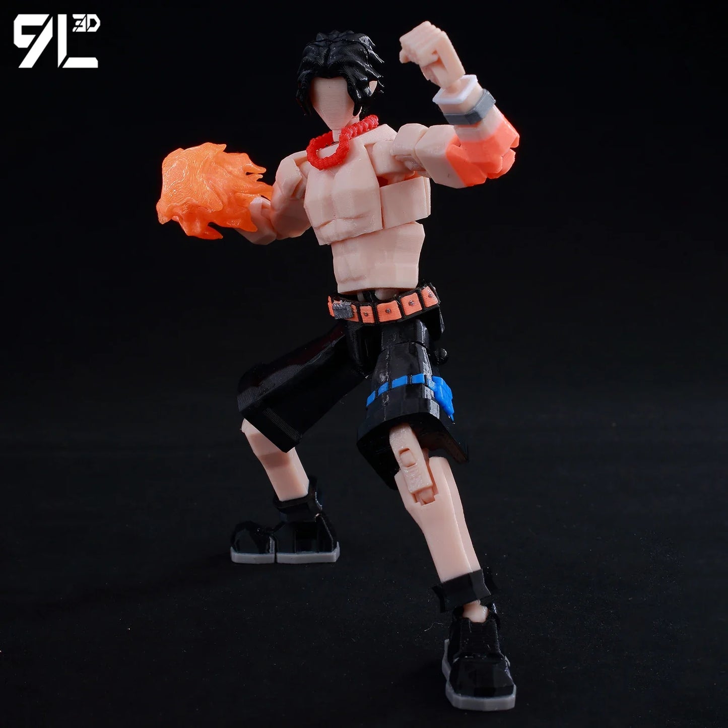 9L3D Printed Anime One Piece Naruto Demon Slayer Dummy13 Lucky T13 Movable Shapeshift Action Figures Mannequin Toys Collectors