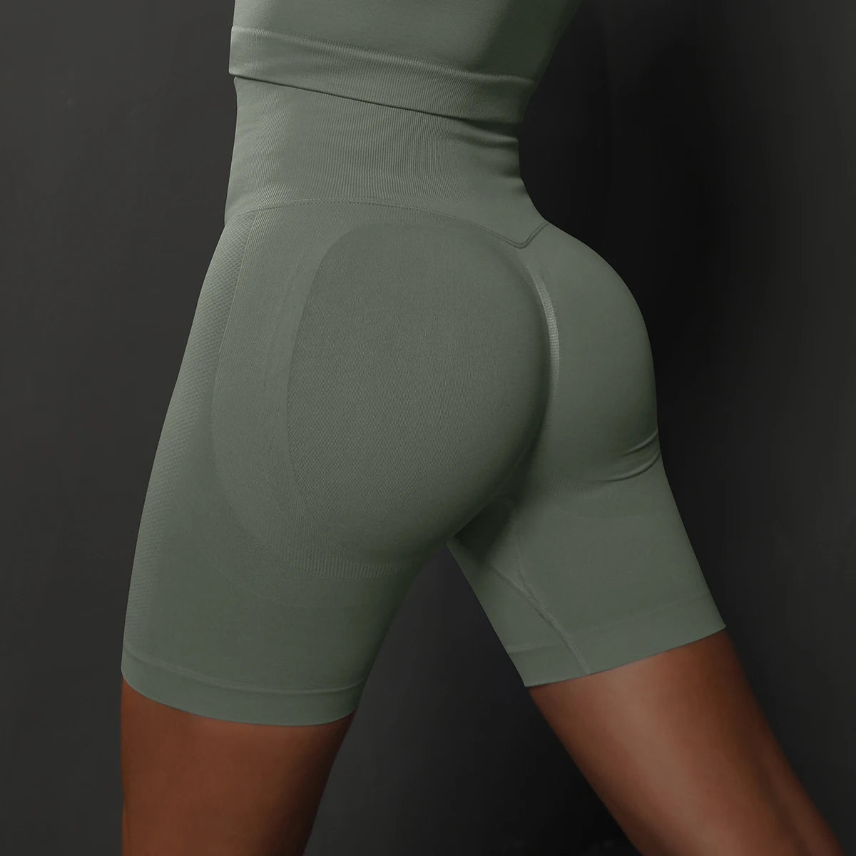 Seamless Shorts for Women Yoga Shorts Push Up Booty Workout Gym Shorts Fitness