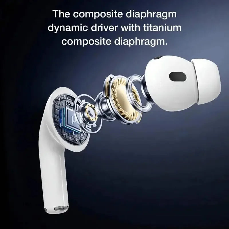 New Wireless Bluetooth Headphones Earphones With Mic Charging Case Clear Sound Long Playtime Compatible With All Smartphone