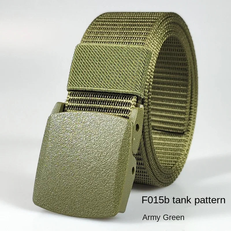 White Automatic Buckle Nylon Army Tactical Men Belt Military Waist Canvas Belt Outdoor Strap Travel Jeans Black Belts for Women