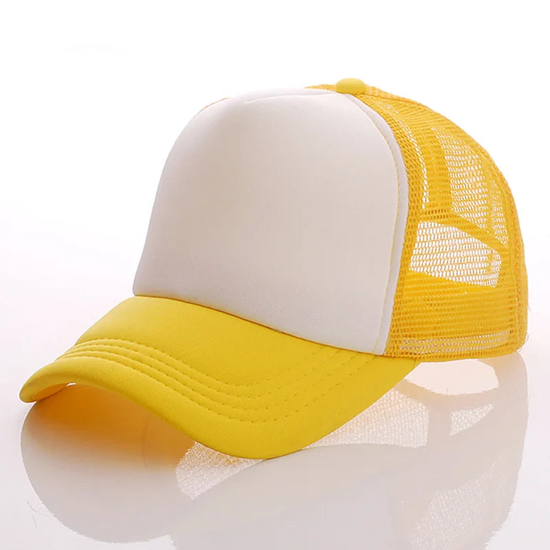 Sublimation Blank Hats Baseball Cap Snapback Hat For Boy Men Women Adjustable Hats Fashion New Sports Advertising Caps