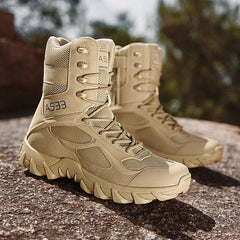 Men Brand Military Leather Boots Special Force Tactical Desert Combat Men's Boots