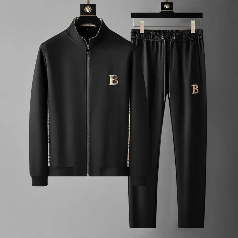 Fashionable New Arrival Men's Premium Embroidered Simple Versatile Sweatshirts and Sweatpants Autumn/Winter Sportswear Sets