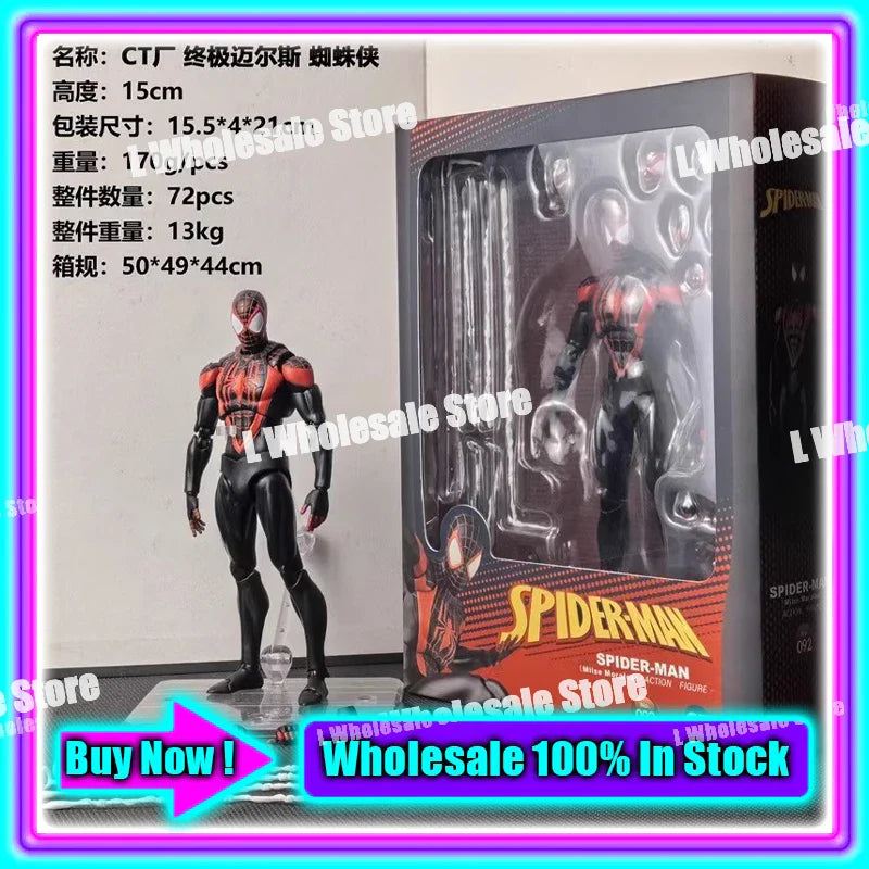 In Stock Ct Toys Blue Batman Spiderman Mess Toys Superior Symbiote Scarlet Spider Daredevil Wolverine Anime Action Figure Toys