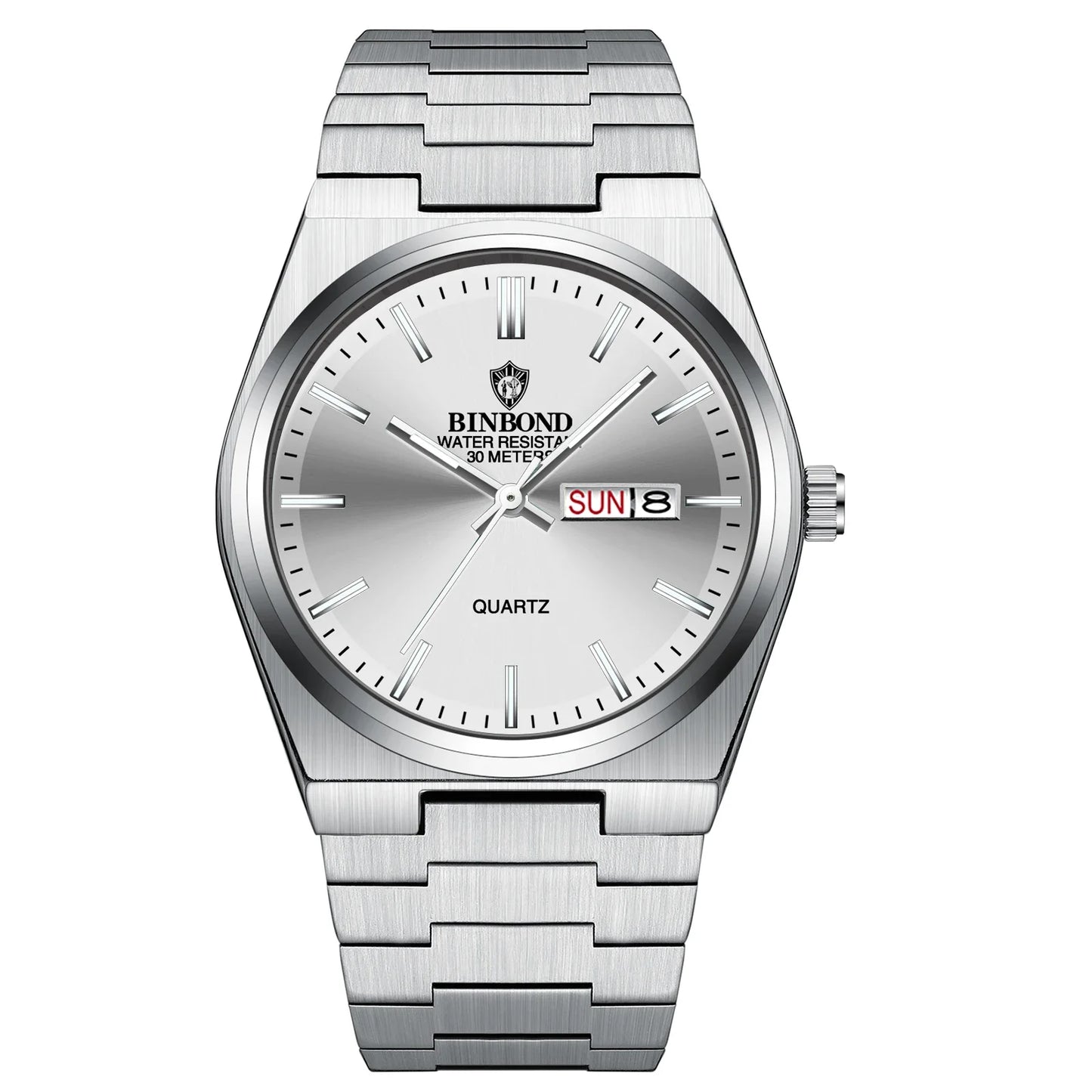 BINBOND 103 Business Women's Quartz Watch Waterproof Double Calendar Night Light Non Mechanical Ultra Thin Women's Quartz Watch