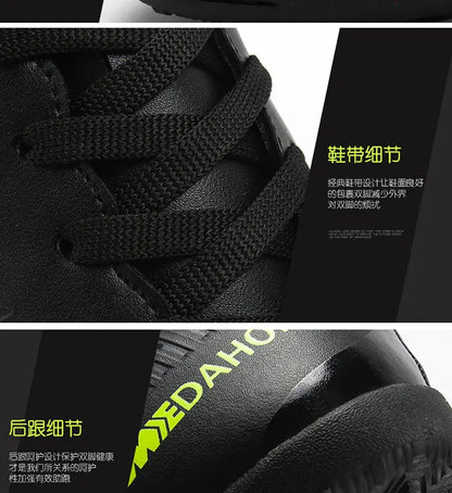 Men Soccer Shoes Cleats Society Children Boys Kids Autumn Casual Studded Boots