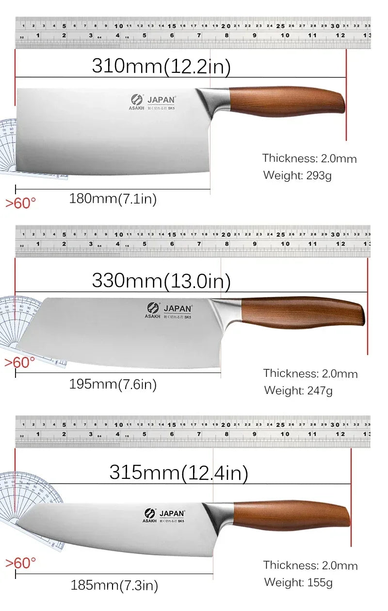 Kitchen Knife Japanese Professional Chef Knives Meat Cleaver Fish Slicing Vegetables