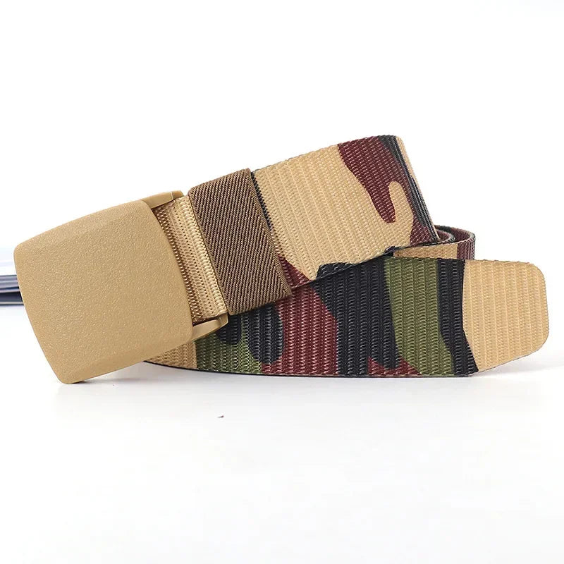 110/120/130/140/150/160/170cm Camo  - Belts Casual Jeans Accessories Branded Sports Outdoor Belts for Men Women