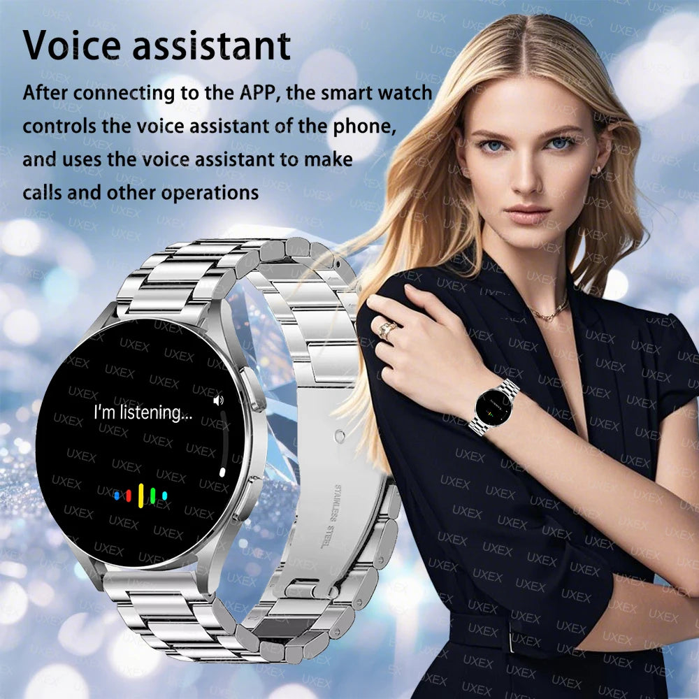 For Classic Smartwatch App Control Men Sports Health Tracking Notification Reminder Bluetooth Call Alarm Clock Smart Watch 2025