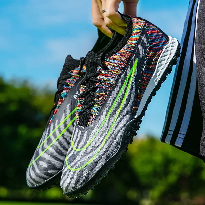 Soccer Shoes For Men Original Outdoor Sports Training Football Boots TF/FG Kids