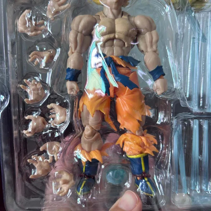 Dragon Ball Z Son Goku Figure SHF S.H.Figuarts Goku War Damage Super Saiya Anime Action Figures Model Toys Birthday Gift