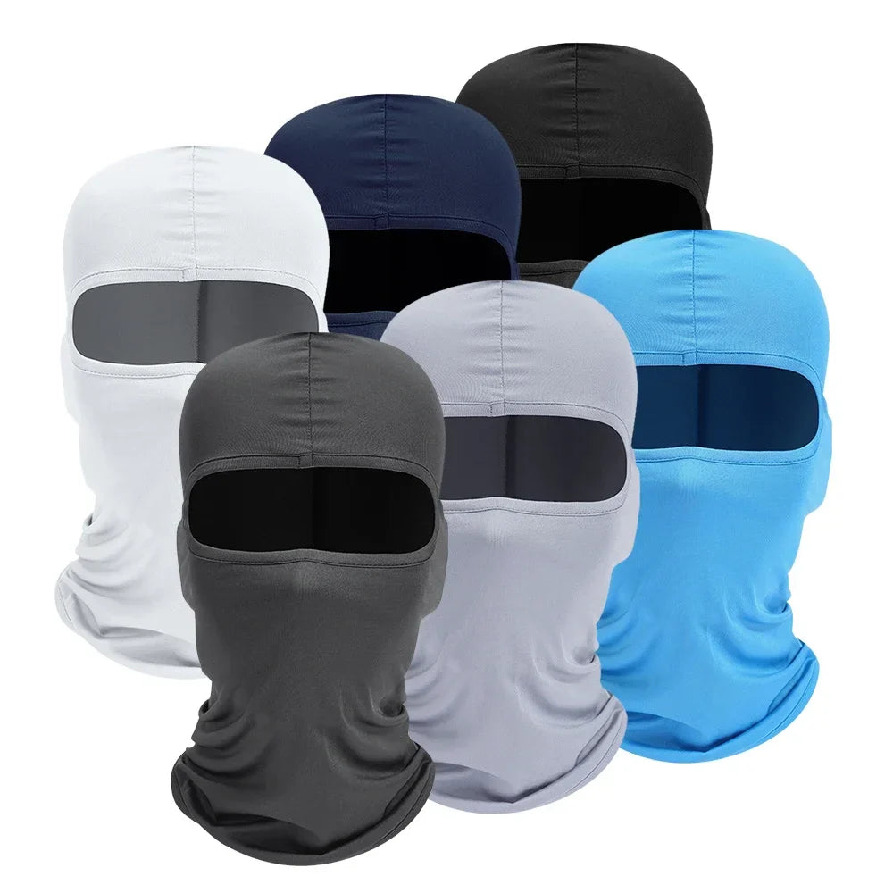 Balaclava Full Face Mask Hiking Cycling Camping Hunting Airsoft Cap Bike Head Cover Summer Men Women Ski Mask Hiking Scarves